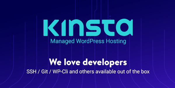 Kinsta WordPress hosting loves developers